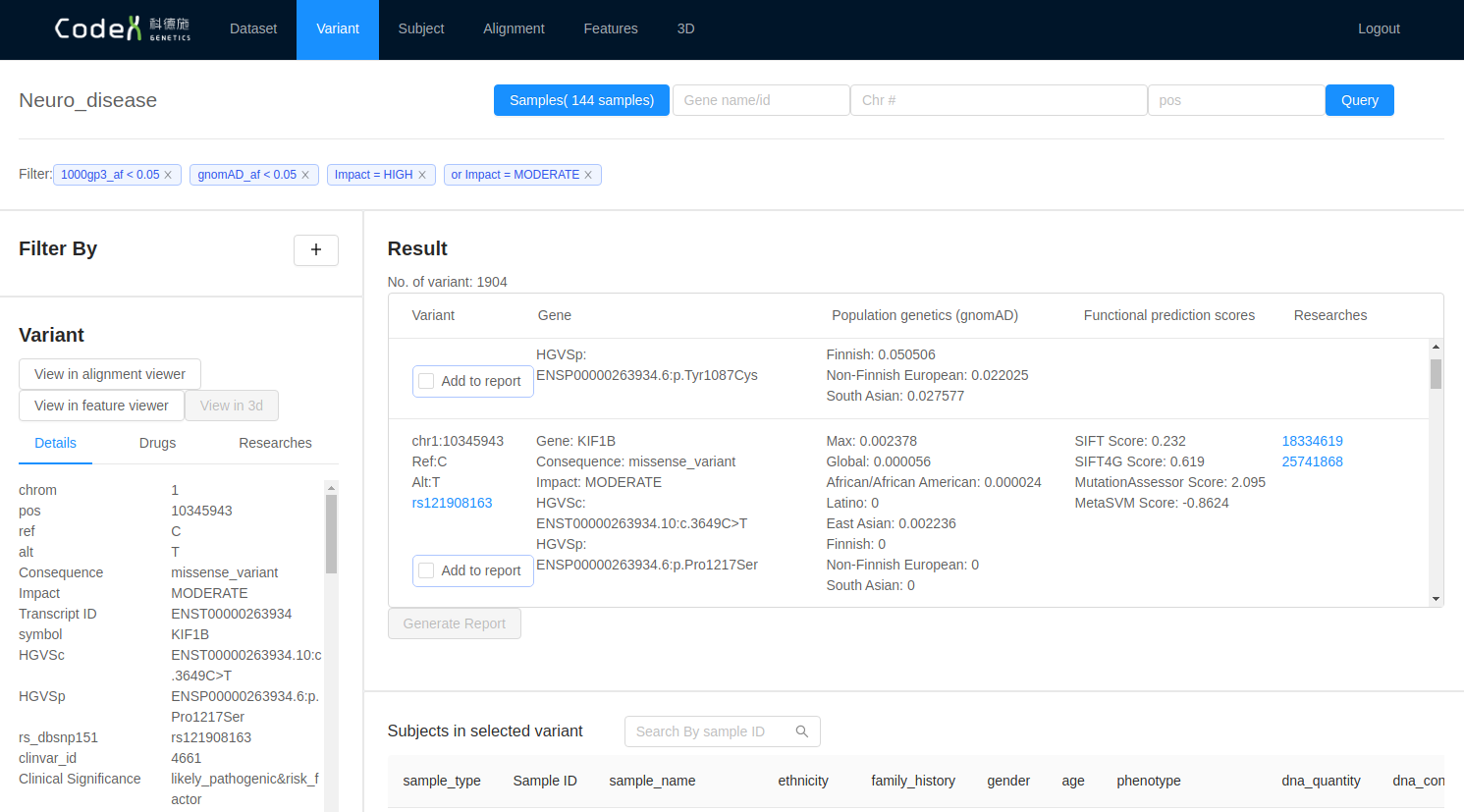 bioinformatics-variant-browser